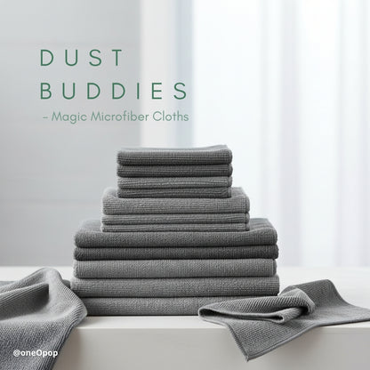 DustBuddies 5-Pack | Magic Microfiber Cloths