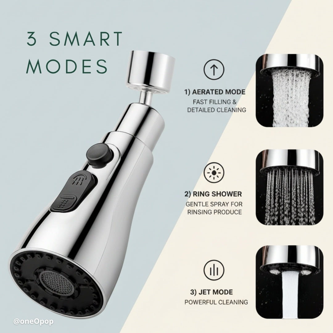 AquaShift 3-Mode Kitchen Tap