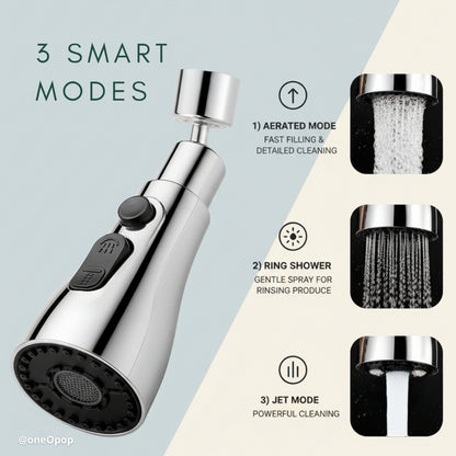 AquaShift 3-Mode Kitchen Tap