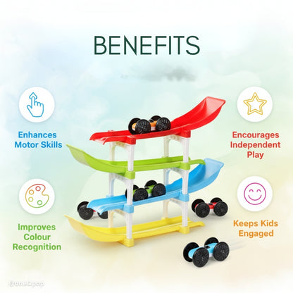 RaceRush Ramp Tower | Multi-Level Racing Set